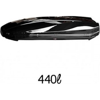 Dakkoffer 440L zwart profiel