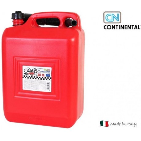 Continental jerrycan benzine 10 liter met schenktuit