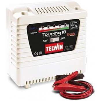 Telwin acculader Touring 18 Tronic 230V 12V / 24V laden en onderhouden