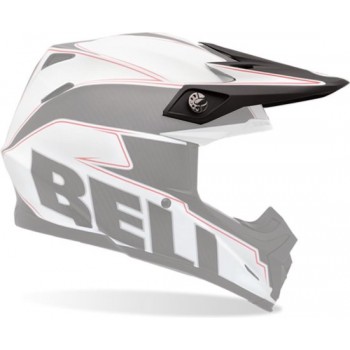 Bell Moto9 Helmklep-Bell Crosshelm Moto9 Solid White