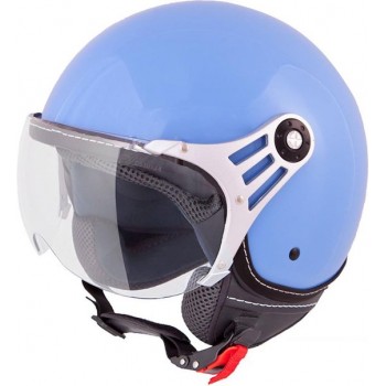 Vinz Stelvio Scooterhelm Open helm Jet Helm - Marineblauw