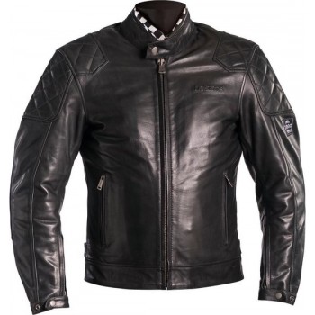 Helstons Scoty Natural Black Leather Motorcycle Jacket L
