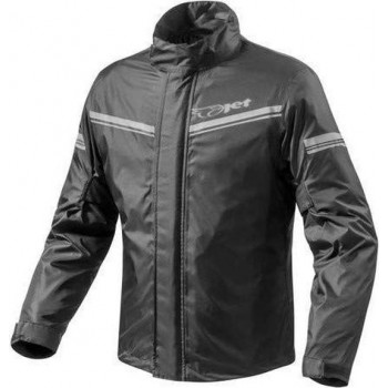 JET - Motor Motorfiets Beschermende Waterproof Rain Over Jacket met draagtas (3XL)