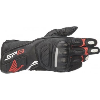Alpinestars SP-8 V2 Honda Black White Red Motorcycle Gloves XL