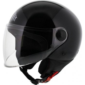 MT Street helm glans zwart XS