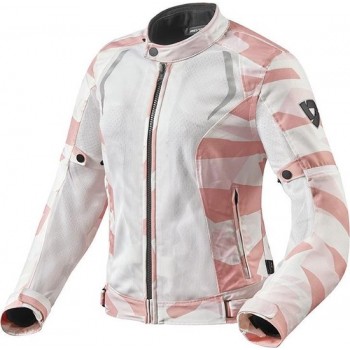 REV'IT! Torque Lady Camo Pink Textile Motorcycle Jacket 38