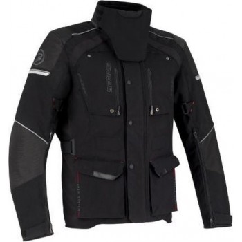 Bering Bronko Black Textile Motorcycle Jacket L