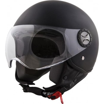 Helm Vito Loreto mat zwart XS scooter & motor