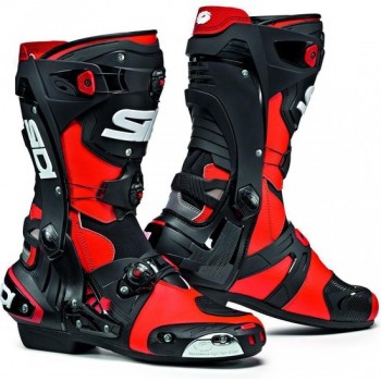 Sidi Rex Red Fluo Black Motorcycle Boots 42