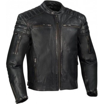Segura Remo Black Leather Motorcycle Jacket S