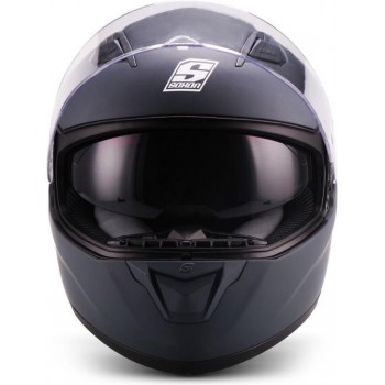 SOXON ST-1000 RACE integraal helm, motorhelm, scooterhelm ECE keurmerk, Navy Blauw, M hoofdomtrek 57-58cm