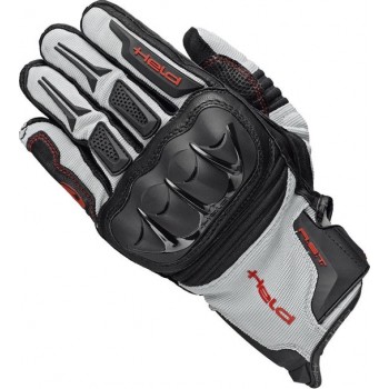 Held Sambia Black Grey Red Motorcycle Gloves 8