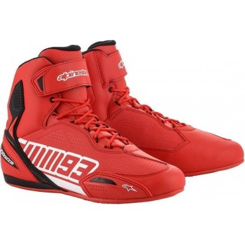 Alpinestars Austin Riding Red White Motorcycle Shoes 11.5