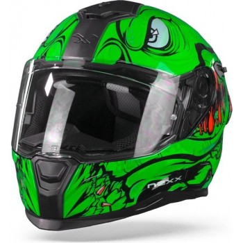 Nexx SX.100R Abisal Green Red Full Face Helmet L