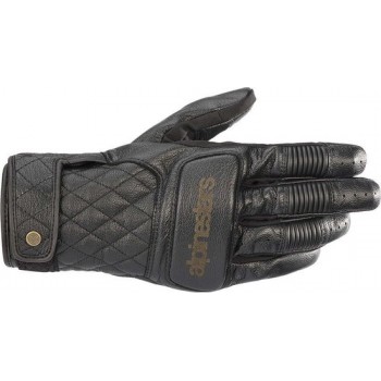 Alpinestars Brass Black Motorcycle Gloves XL
