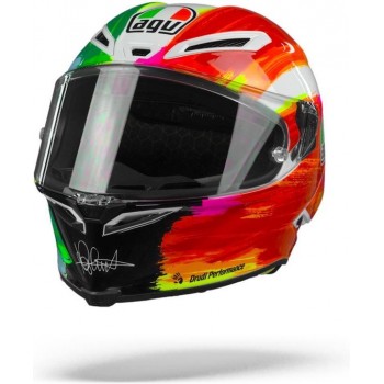 AGV Pista GP RR Rossi Mugello 2019 Green White Red Full Face Helmet 2XL