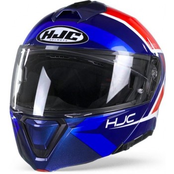 HJC I90 HOLLEN MC21 Blauw Systeemhelm - Motorhelm  - Maat XXL