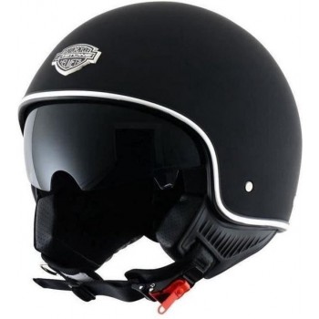 Minijet 66 Helm - Zwart M