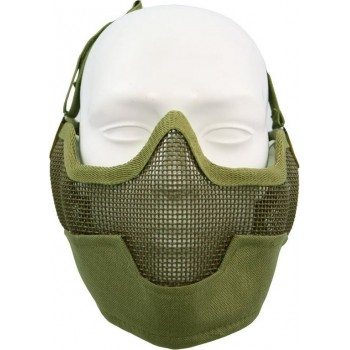 Fostex Airsoft beschermingsmasker en oorbescherming groen