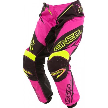 O'Neal Dames Crossbroek Element Racewear Pink/Yellow-36