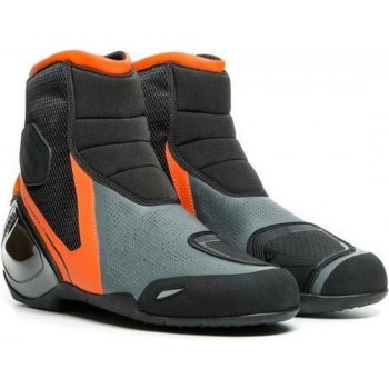 Dainese Dinamica Air Black Flame Orange Anthracite Motorcycle Shoes 43