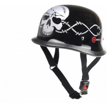 Redbike RK-304 duitse helm doodskop | maat XL