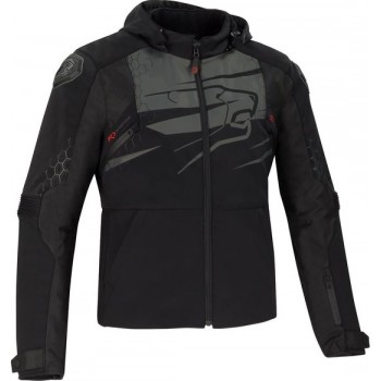 Bering Balko Black Textile Motorcycle Jacket XL