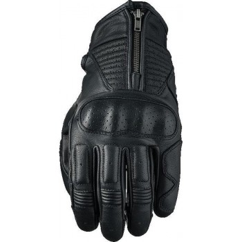 Five Kansas Black Motorcycle Gloves 2XL
