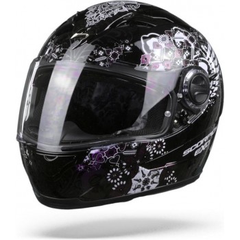 Scorpion EXO-490 Divina Black Chameleon Full Face Helmet L