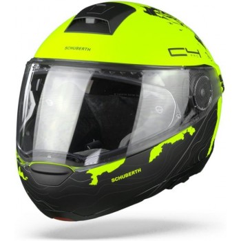 Schuberth C4 Pro Magnitudo Yellow Modular Helmet S