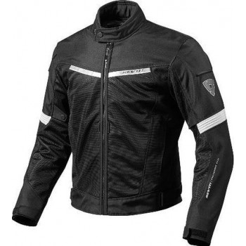 REV'IT! Airwave 2 Black White Textile Motorcycle Jacket  2XL