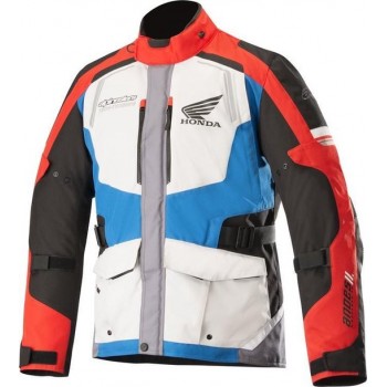 Alpinestars Andes V2 Drystar Gray Red Blue Textile Motorcycle Jacket M
