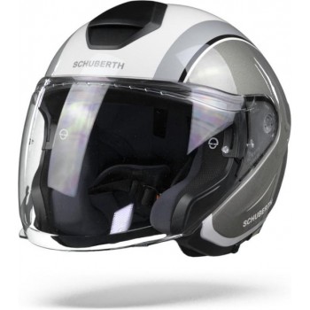 Schuberth M1 Pro Outline Grey Jet Helmet XL