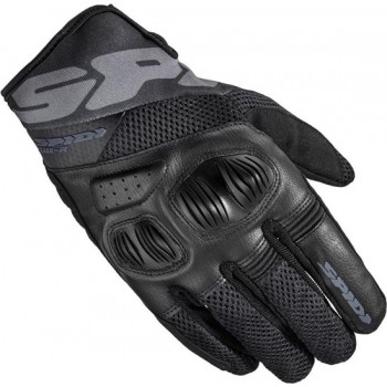 Spidi Flash-R Evo Black Motorcycle Gloves 2XL