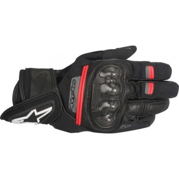 Alpinestars Rage Drystar Black Red Motorcycle Gloves 2XL