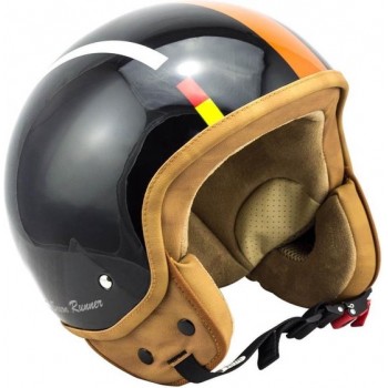 SOXON SP-301 Night Runner Jet-Helm dames motorhelm, heren scooterhelm ECE, L, hoofdomtrek 59-60cm