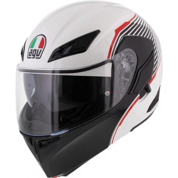 AGV Compact ST Vermont Wit Zwart Rood