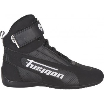 Furygan Zephyr D3O Air Black White Motorcycle Shoes 47