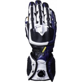Knox Handroid MK IV Blue Motorcycle Gloves M