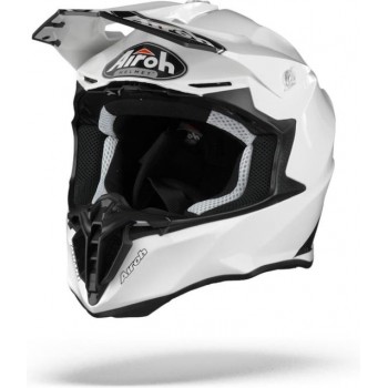Airoh Twist 2.0 Color White Gloss Motocross Crosshelm - Motorhelm - Maat S