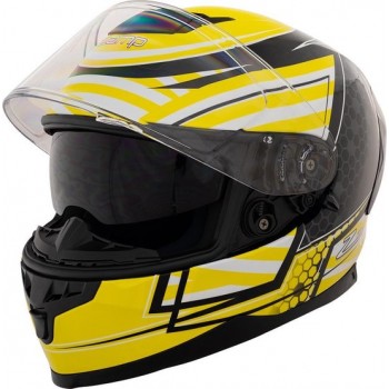Zamp FR-4 ECE22.05 / DOT Helmet Matte Yellow Graphic X-Large