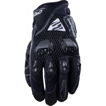 Five Stunt Evo Airflow Black Motorcycle Gloves 2XL