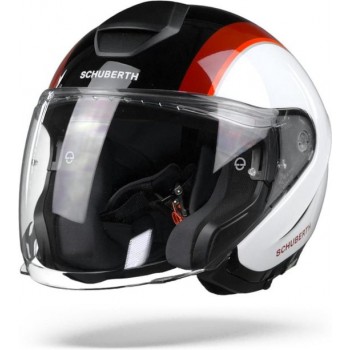 Schuberth M1 Pro Outline Red Jet Helmet XL