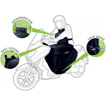 Beenkleed / schootskleed Luxe versie Motorscooter / Snorscooter