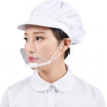 Transparante mondmasker - Keuken mondmasker - Transparante mondkapje - Plastic Mondmasker - Mondkapje