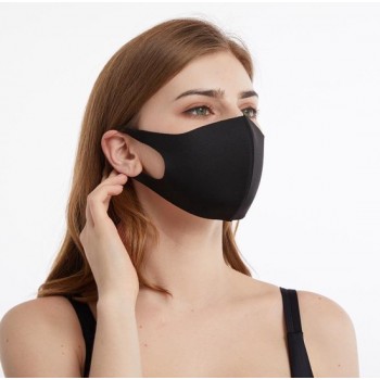 Mondkapje Herbruikbaar - Mondmasker - Wasbaar - Zwart - Duurzaam - Facemask