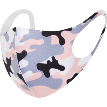 3 stuks Mondkapje | mondmasker | gezichtsmasker | herbruikbaar,wasbaar. Camouflage Roze, Geschikt voor OV