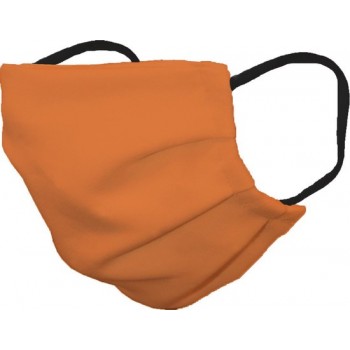 Mondkapje - mondmasker 100% katoen, dubbellaags, filter toepasbaar, Oranje