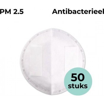 50 Filters Voor Mondkapjes - Filtert PM2.5 Fijnstof en Pollen