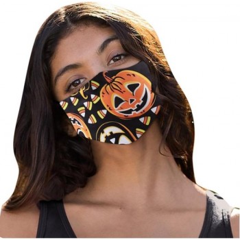 Halloween Pompoen Mondmasker | Niet medisch mondkapje | Met filter | Verstelbare elastieken